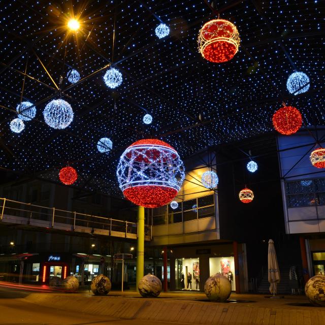 Illumination de Noël au paquebot
