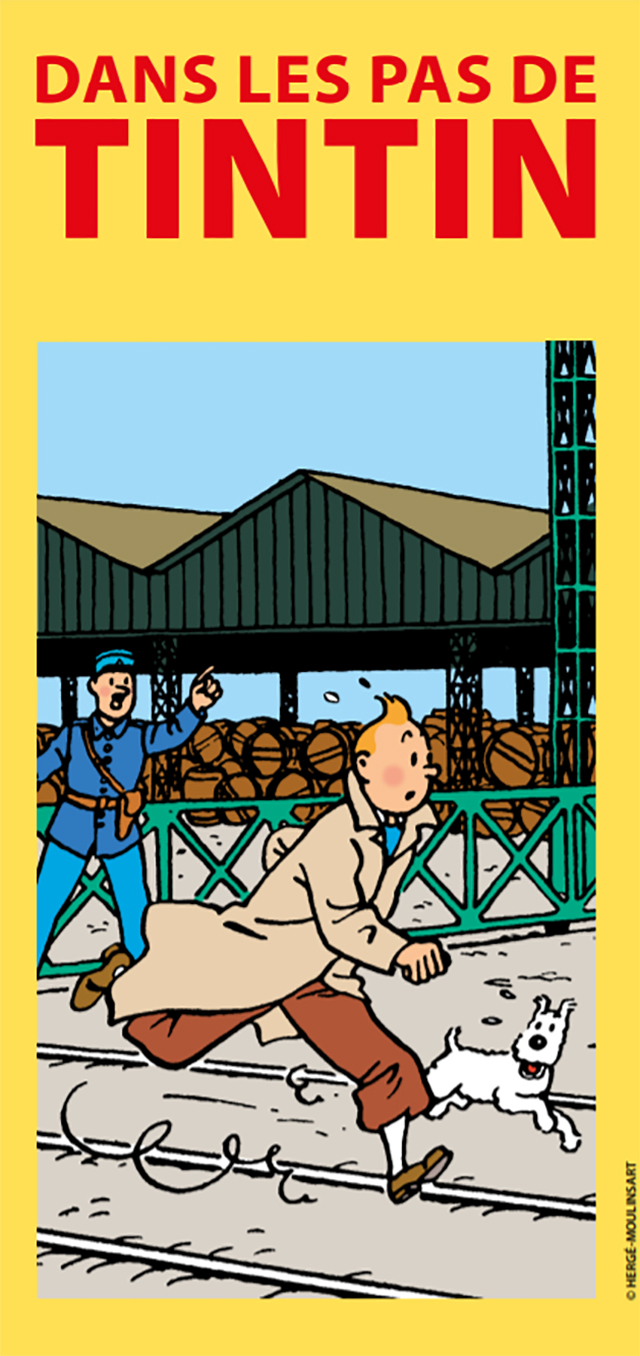 Couverture Parcours dans les pas de Tintin