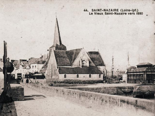 Le Vieux Saint Nazaire 1880©photographe Inconnu Cliché Saint Nazaire Agglomération Tourisme