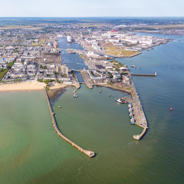 Saint Nazaire Vues Aeriennes Port Pont@arnaud Dréan
