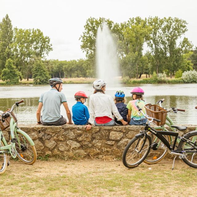 Balade à vélo au Parc Paysager