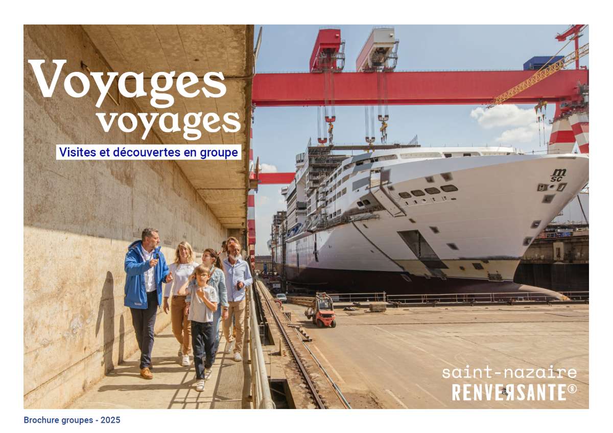 Couverture Brochure Saint-Nazaire Renversante Groupes 2025