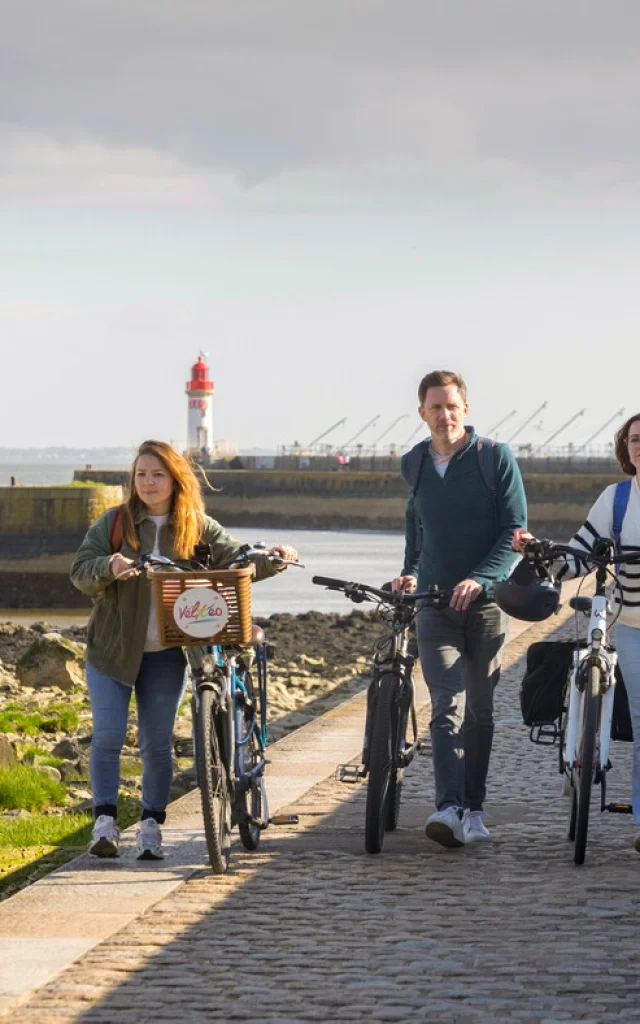 Balade à vélo sur la jetée ouest