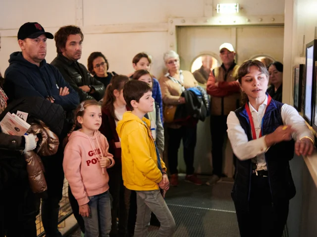 Escal'Atlantic, Traversée en famille, visite guidée