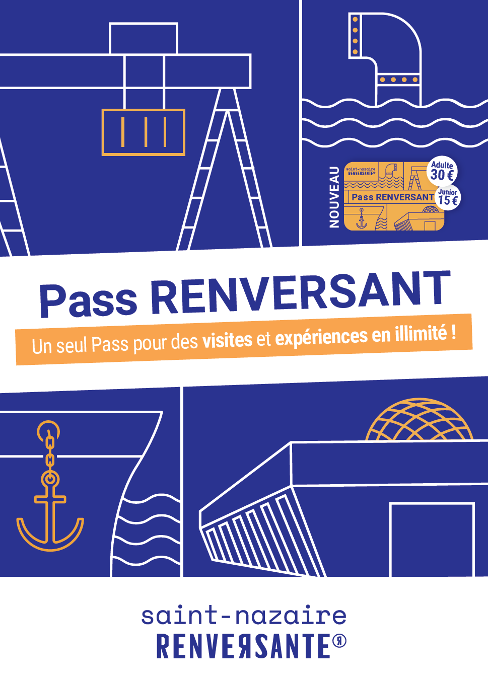 Couverture Guide des visites de Saint-Nazaire Renversante 2025