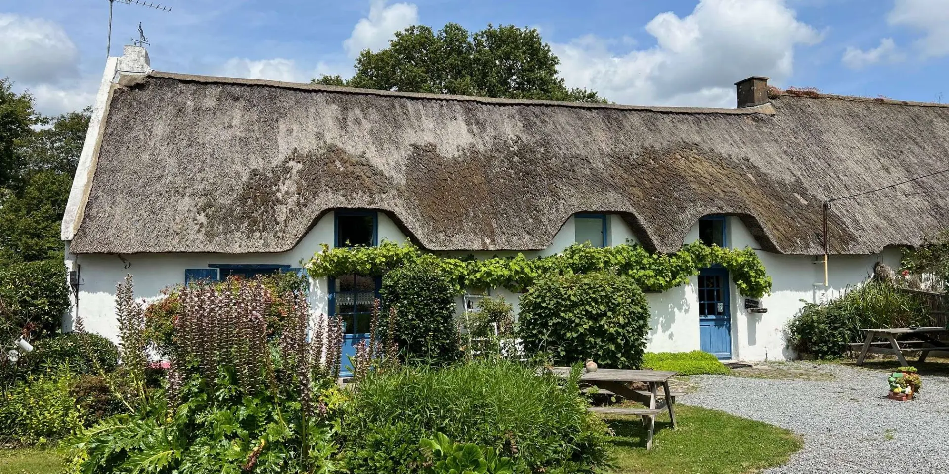 Hébergement, la chaumière des Marionnettes à la Chapelle-des-Marais